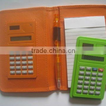 promotional mini gift notepad desk calculator