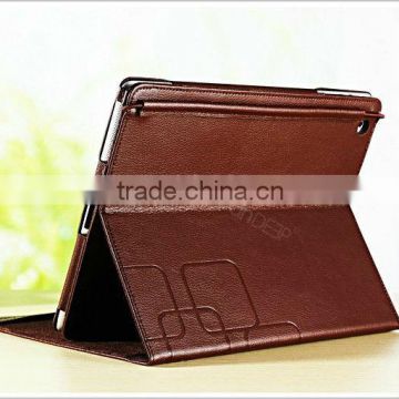 new product 2014 tablet pc leather case for Apple ipad 4