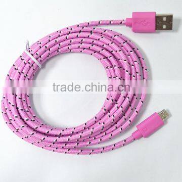 Hot selling multi nylon braided usb cable for iphone