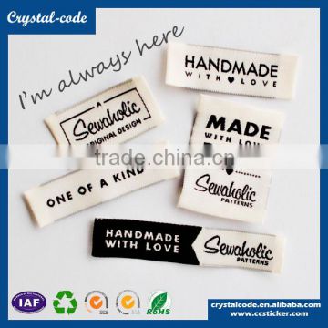 Fabric sticker tag wholesale labels woven printed