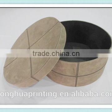 manufacture OEM leather boxes with lids