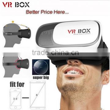 smartphone headset virtual reality VR box 3D video glasses smart phone