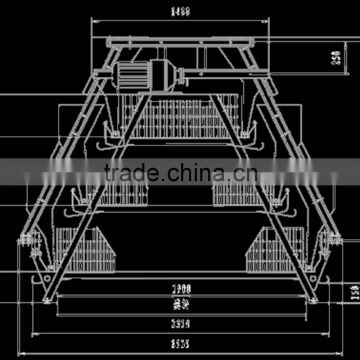 4 tiers A type layer chicken battery cage for poultry farm