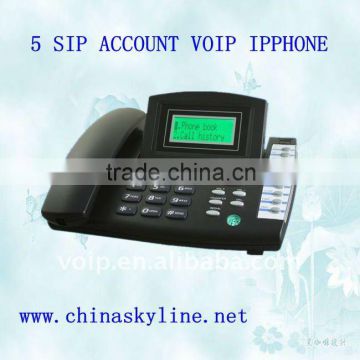 best 5 lines voip phone/cheap ipphone
