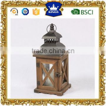 Small kings decor wooden lanterns best price