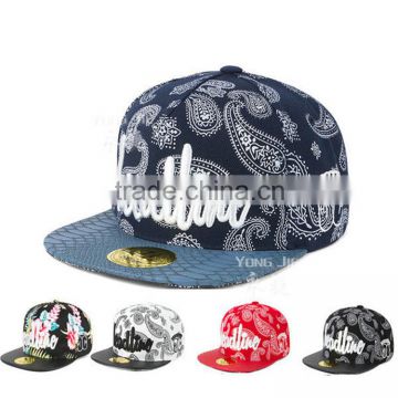Fashion Snapback Hat Adjustable Cap Top Quality 3d Embroideried Cap And Hats