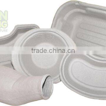 unbleached pulp moulded bedpans for women