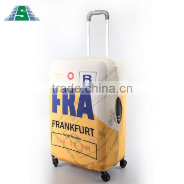 Waterproof zipper luggage protective covers with printing