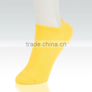 new year Comfortable bright yellow socks woman