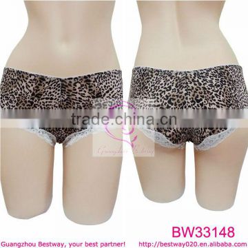 Promotional gift leopard panties sexy lady underwear