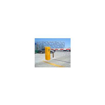 Auto parking barrier gate with straight 3m bar , hi-tech digital chip technology