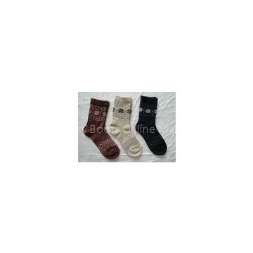 Short Cotton Warm Mens Wool Argyle Socks Indoor Leisure Style
