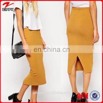 Zippy 2014 New Fashion Midi Long Lady Pencil Skirt In Jersey/Maxi Skirt