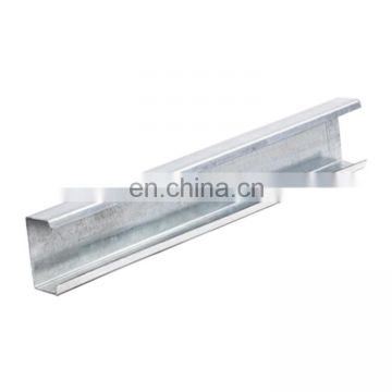 2019 high quality Hot selling galvanized u beam steel U channel structural steel c channel / C profil price