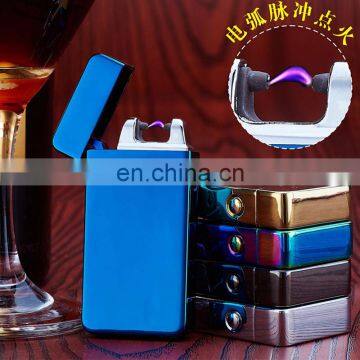 High quality new england noble windproof usb arc lighter rechargeable lighter