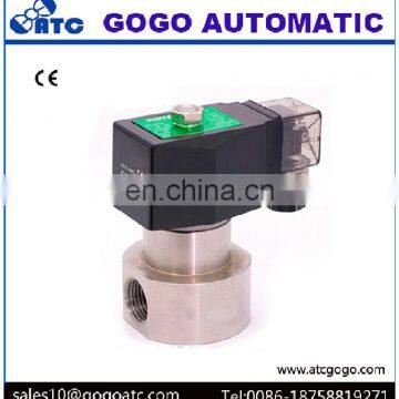 SPG-01 stainless steel 1/4 200bar high pressure magnetic solenoid valve