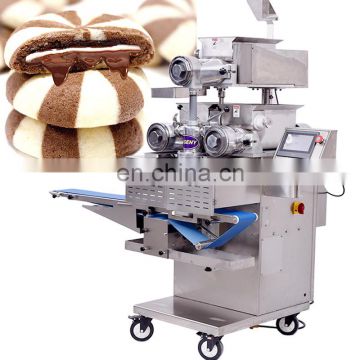 Industrial automatic cake filling machine cookies encrusting machine