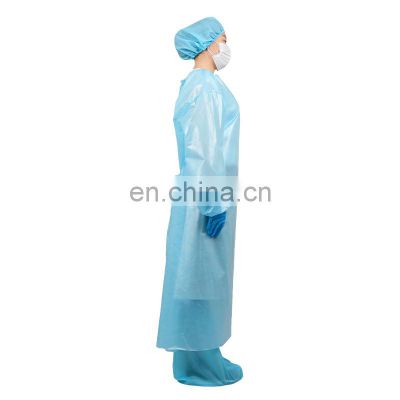 Isolation non-sterile safety coverall suit gown disposable civil usage isolation coverall gowns