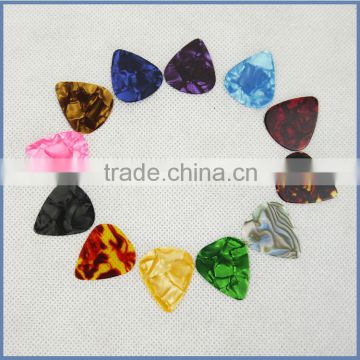 wholesale custom guitar accessories colorful celluloid acoustic classical guitar pick