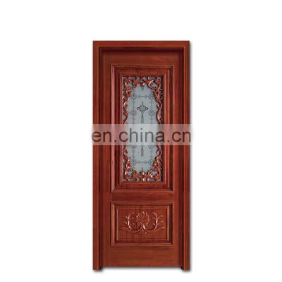 hot sale custom design interior room door wooden doors for house
