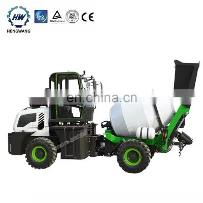 New high quality 1.2 cubic meters small concrete mixer truck