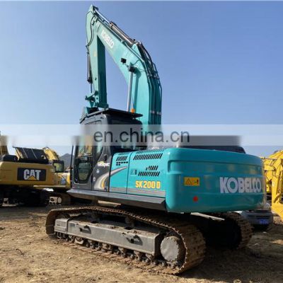 Used Kobelco Crawler Excavator , Secondhand Kobelco SK200D Excavator , Good condition Kobelco SK200 Excavator
