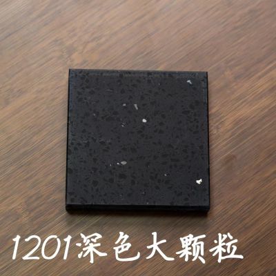 Code：black crystal，Calacatta artificial stone quartz slab kitchen countertops