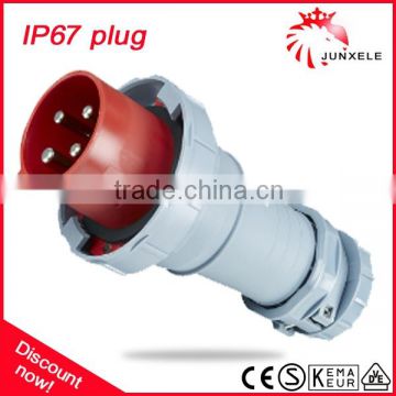 IP67 125A 400V 4P high end type industrial plug