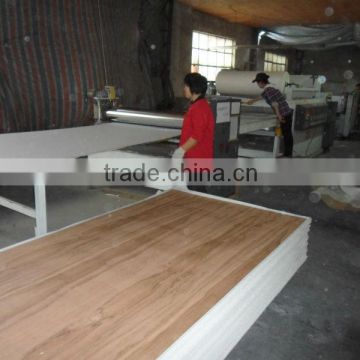 3.0mm linyi poplar core glossy polyester plywood for furniture, phenolic resin polyeter board for india