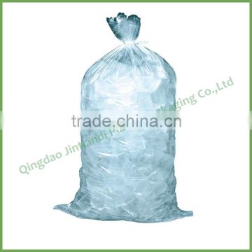 wholesale customized custom printed clear laminated material plastic bag packaging for ice