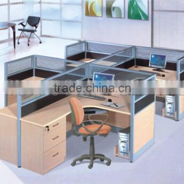 New design hot sale modern used wooden top office cubicle partition (SZ-WS235)