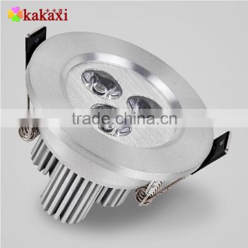 2015 New Dimmable LED Ceiling Lamp 3w 5w 7w 9w 12w LED Spotlights Silver Shell