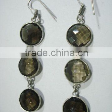 Smokey quartz Gemstone Earrings