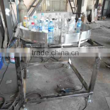 Bottle collecting table/ turn table/ feeding table