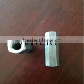 Connection Hex Coupler Nuts ss304 or carbon steel|rebar coupler