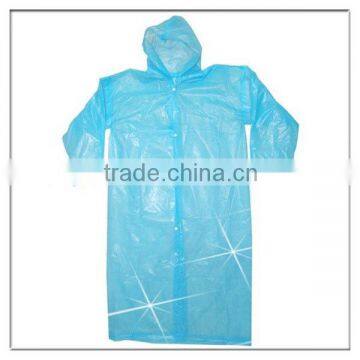 one time used pe raincoat