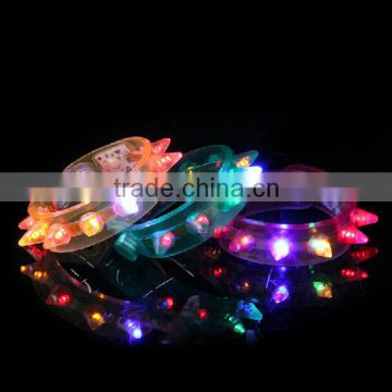 2015 Party decoration plastic led flashing bracelet