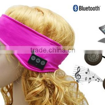 Sports Smart Wireless Bluetooth Music Wide Anti-sweat Headband Headphones Cap Warm