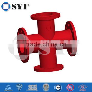Ductile Iron All Flange Cross