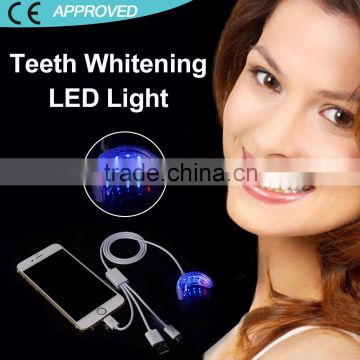 Blue light teeth whitening LED light with 16 bulbs