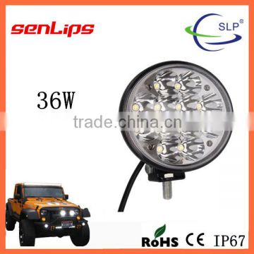 Well-salling 36W LED work light voltage 12/24V waterproof ip67 Spot flood beam for offroad suv cars