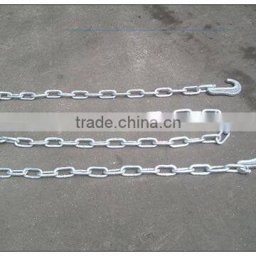 lashing chain with hooks