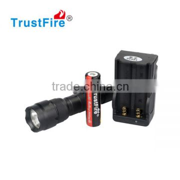 TrustFire hot selling flashlight CREE U2 portable mini flashlight police belt clip hunting light with CE FCC certification