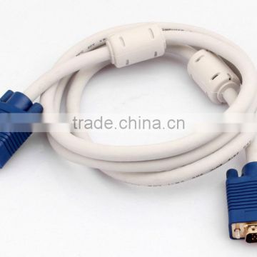20M White VGA cable with blue model male to female
