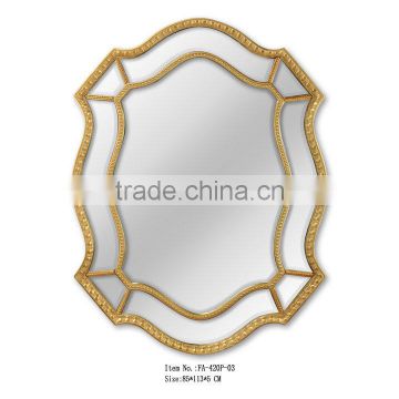Foshan factory polyresin framed mirror FA-420P-02