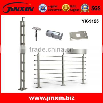 Stainless Steel 304 316 balustrade posts/deck posts metal rod railing YK-9125