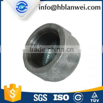 Cast iron cap Baked galvanized cap Malleable Iron Pipe Fittings