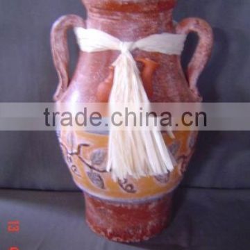 hand crafts clay ceramic vase/hight and bigger caly vase