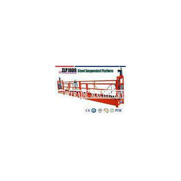 ZLP1000 Steel Electric Temporary Suspended Platform For Building Construction Tools