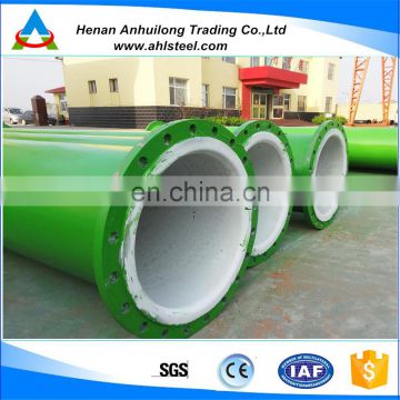 abrasion resistant ceramic lined pipe and elbow/wear-resistant steel pipes for conveying dinas